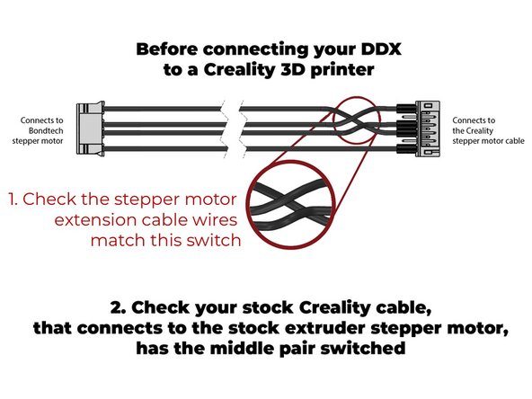 Before connecting the extension cable we ship with the DDX perform the following 2 checks: